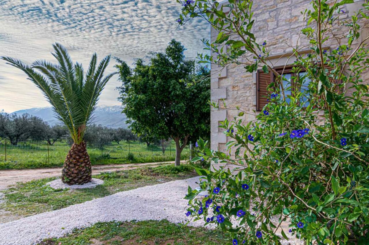 Stone Villa Halepa With Panoramic View. Neon Khorion  Zewnętrze zdjęcie